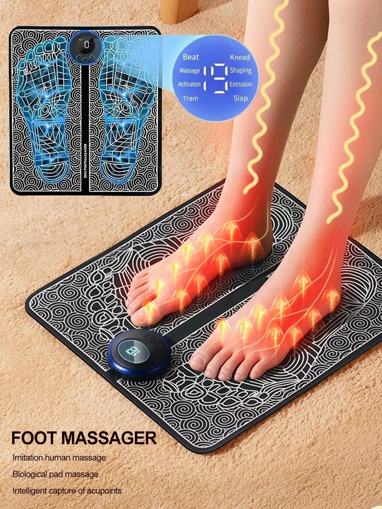 Ems Foot Massager - Массажер EMS 2026, комплект для массажа