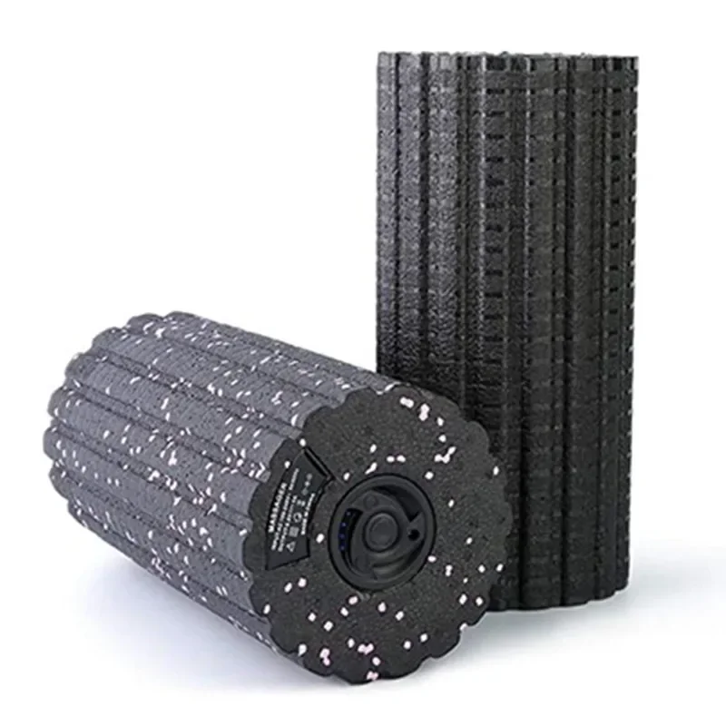 Vibrating Foam Roller - 4-скоростной вибрирующий электрический массажный пенопласт для