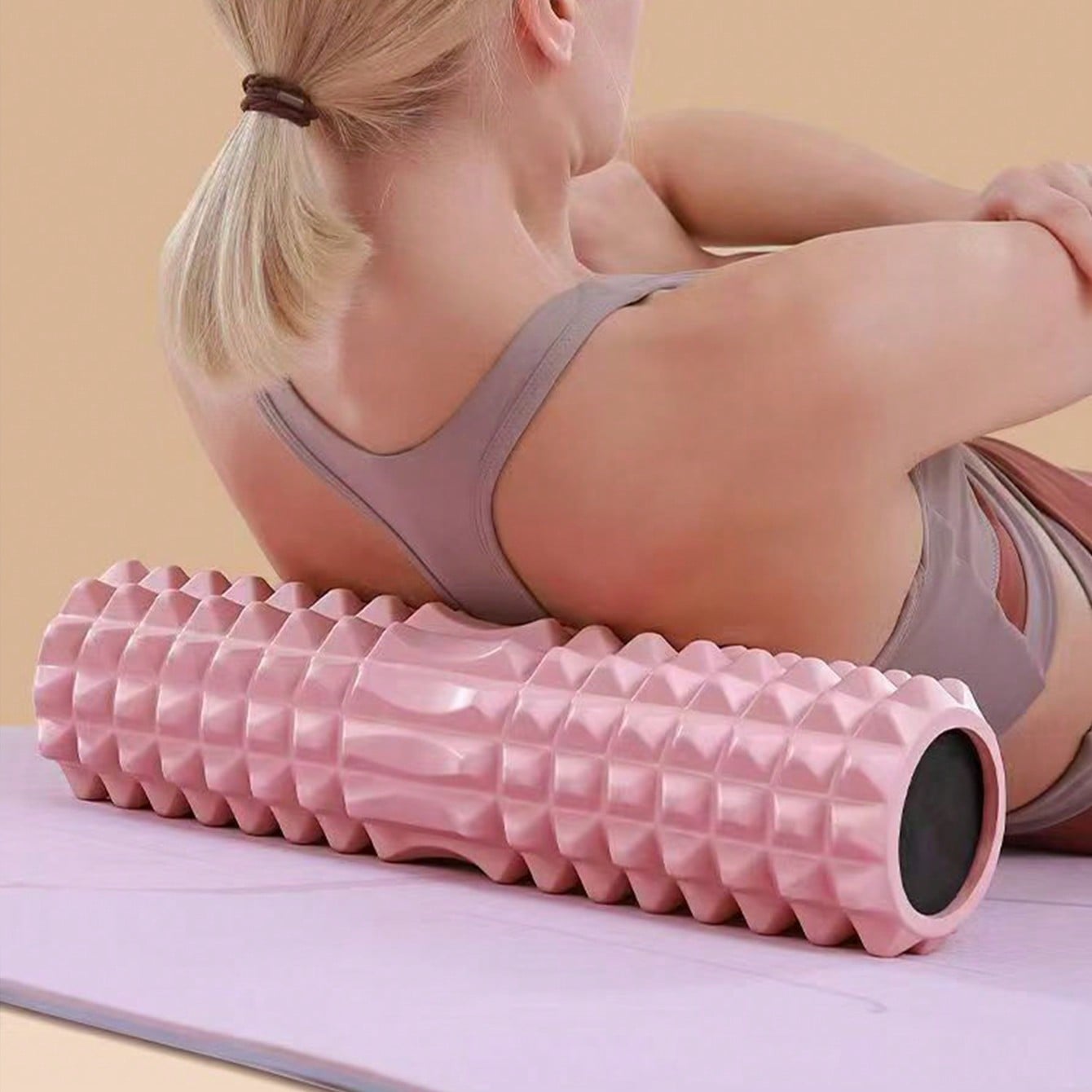 Vibrating Foam Roller - Массажный валик из пены, 45*13 см