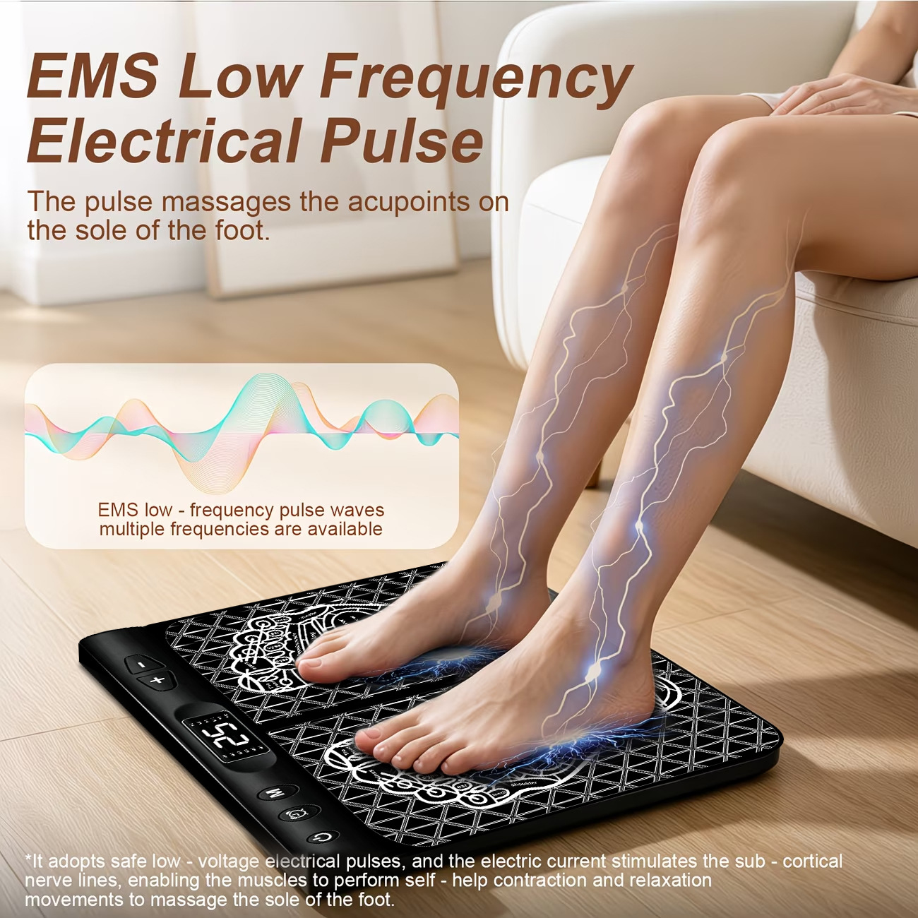 Ems Foot Massager - Массажный коврик для ног EMS -