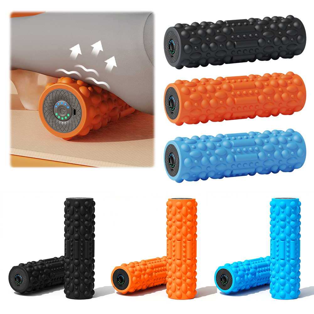Vibrating Foam Roller - Электрический вибрирующий массажный ролик для упражнений,