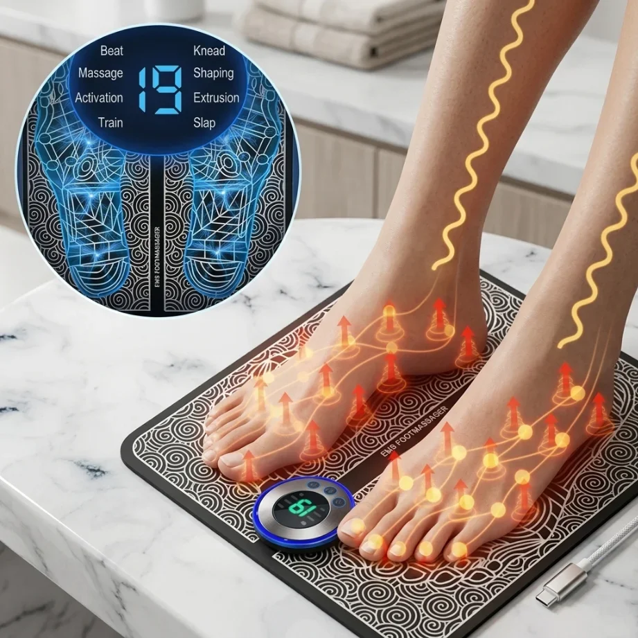 Ems Foot Massager - Массажер для ног EMS: электрическая стимуляция