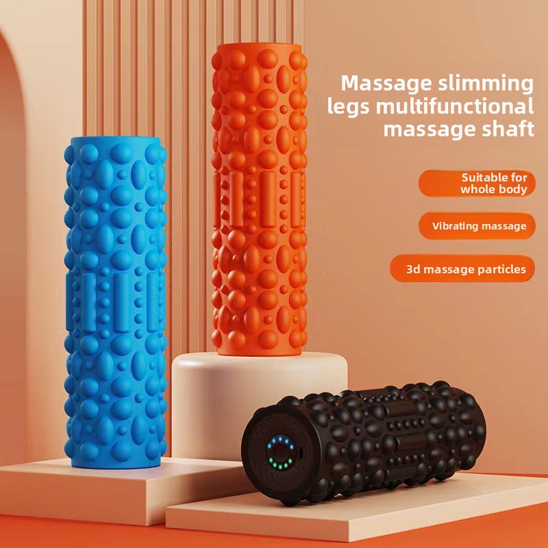 Vibrating Foam Roller - Электрический пенопластовый ролик для расслабления мышц,