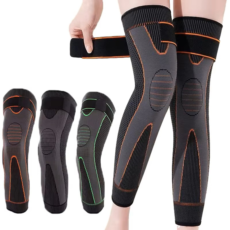 Compression Knee Sleeve - 2 шт. компрессионных наколенников с удлиненной