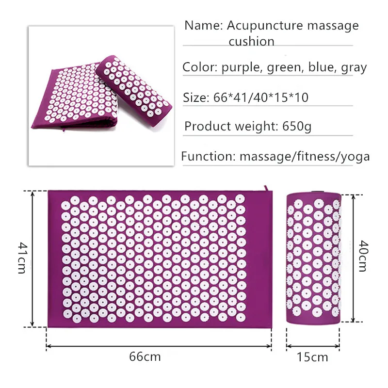 Массажер Коврик для йоги Подуш – обзор и цена Acupressure Mat Set