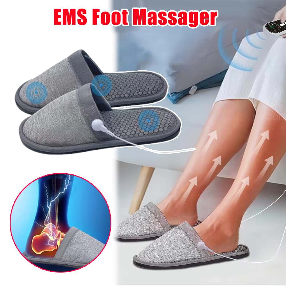 Электрические массажные тапочк – обзор и цена Ems Foot Massager
