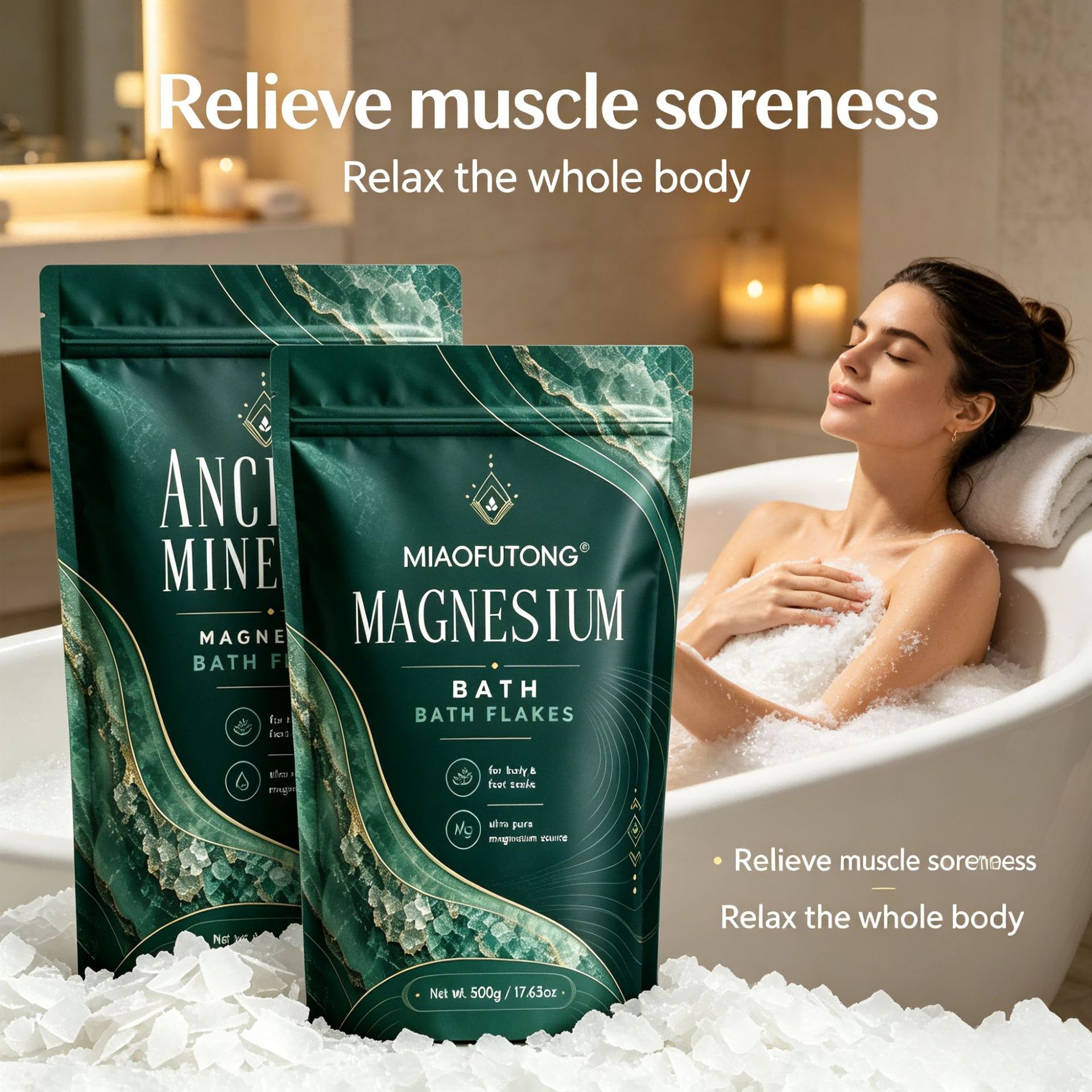 Минеральные магниевые соли для – обзор и цена Bath Salts Magnesium