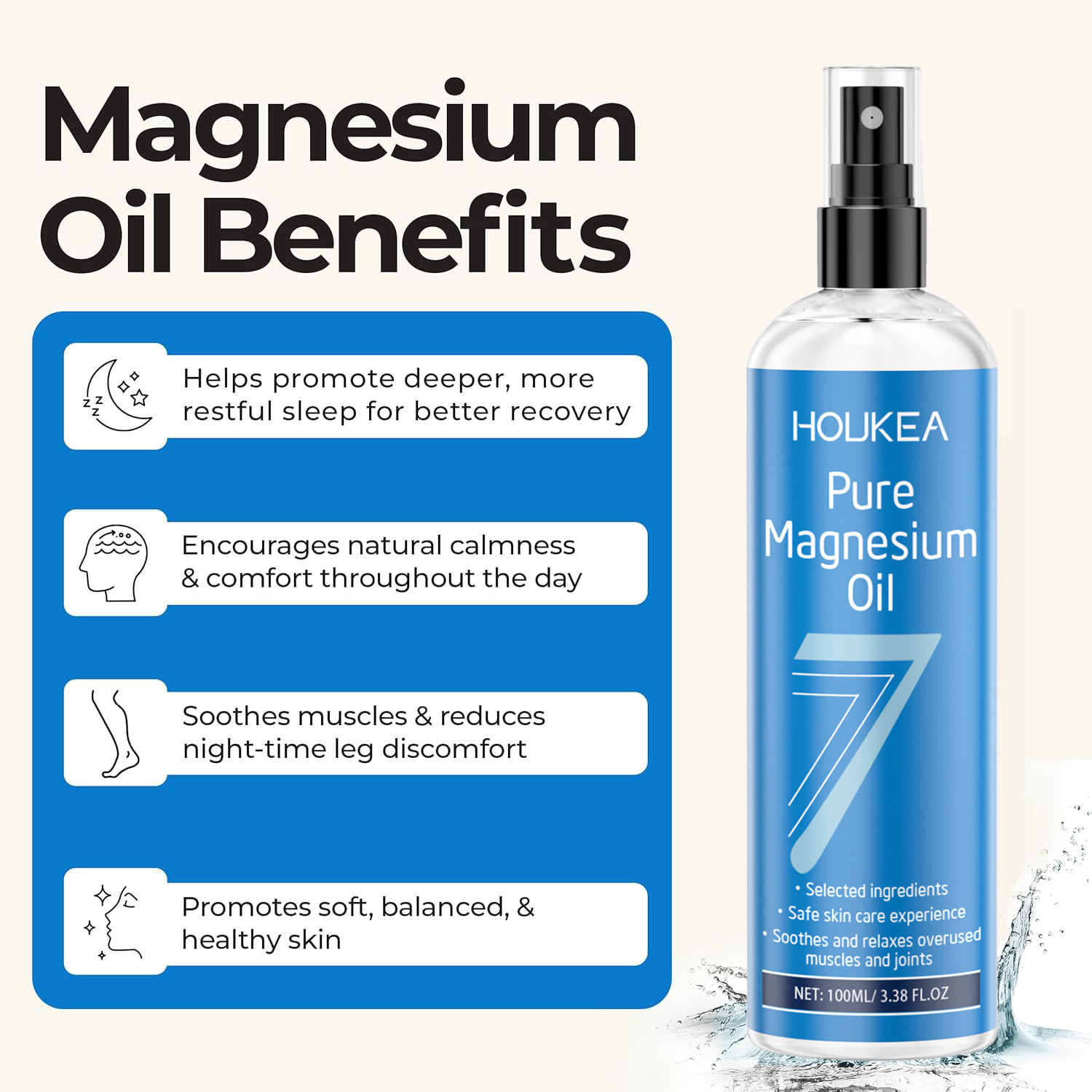 Чистый магниевый спрей-масло - – обзор и цена Bath Salts Magnesium