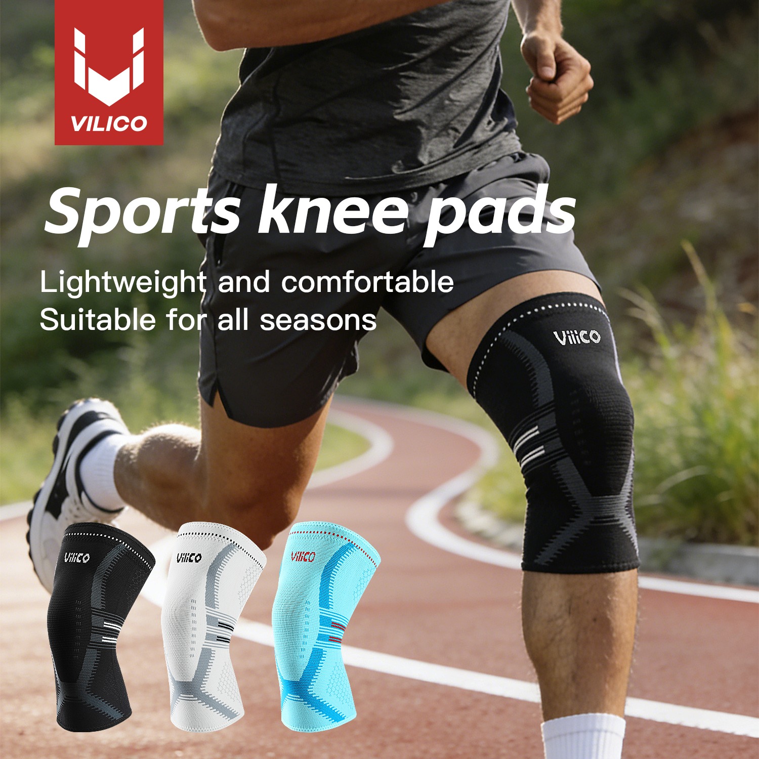 1 шт. Наколенник для женщин и  – обзор и цена Compression Knee Sleeve
