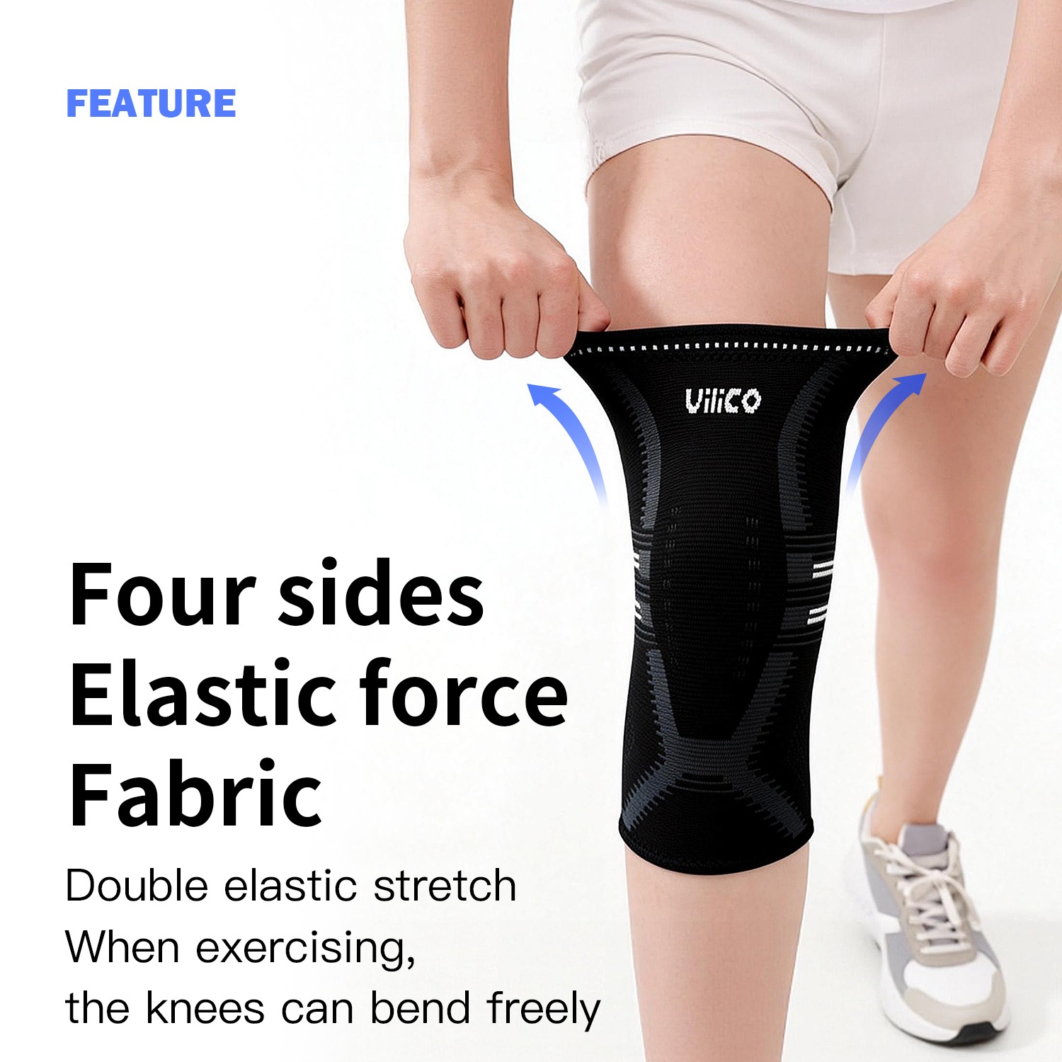 1 шт. Наколенник для женщин и  – обзор и цена Compression Knee Sleeve