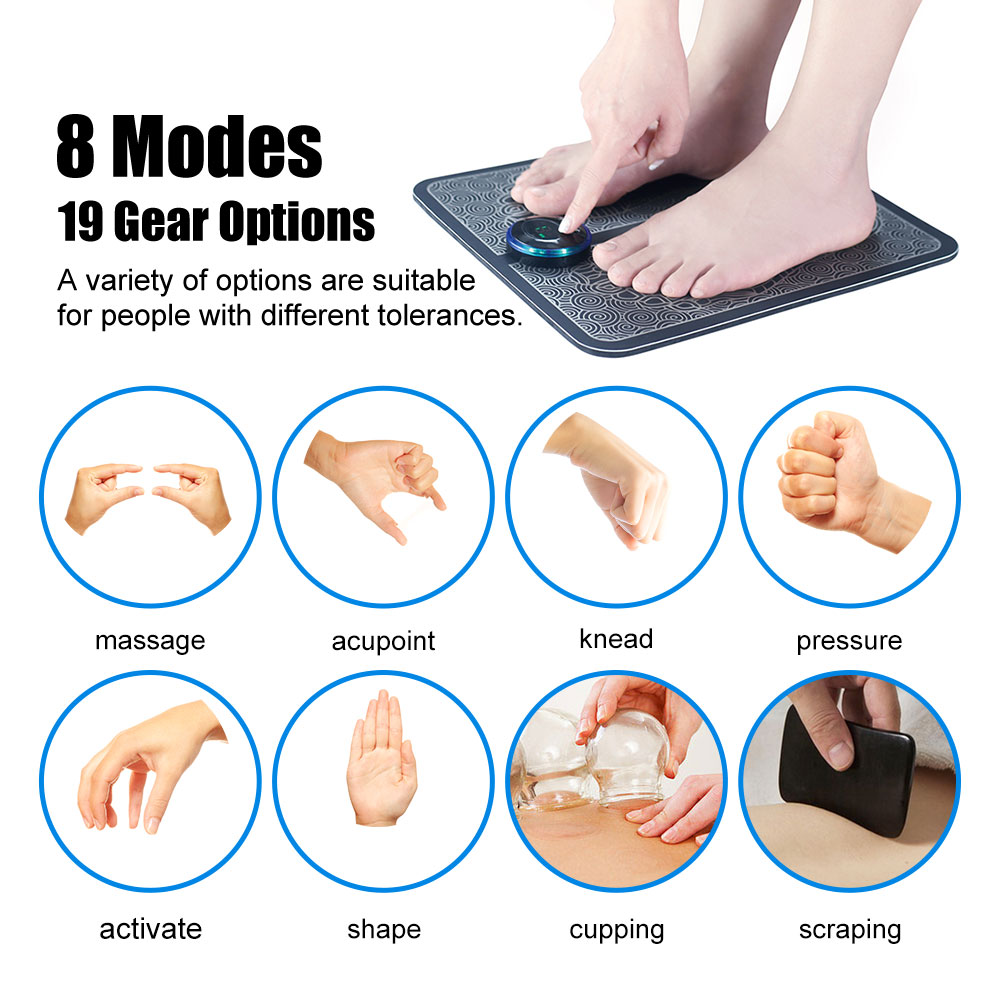 EMS массажный коврик для ног,  – обзор и цена Ems Foot Massager